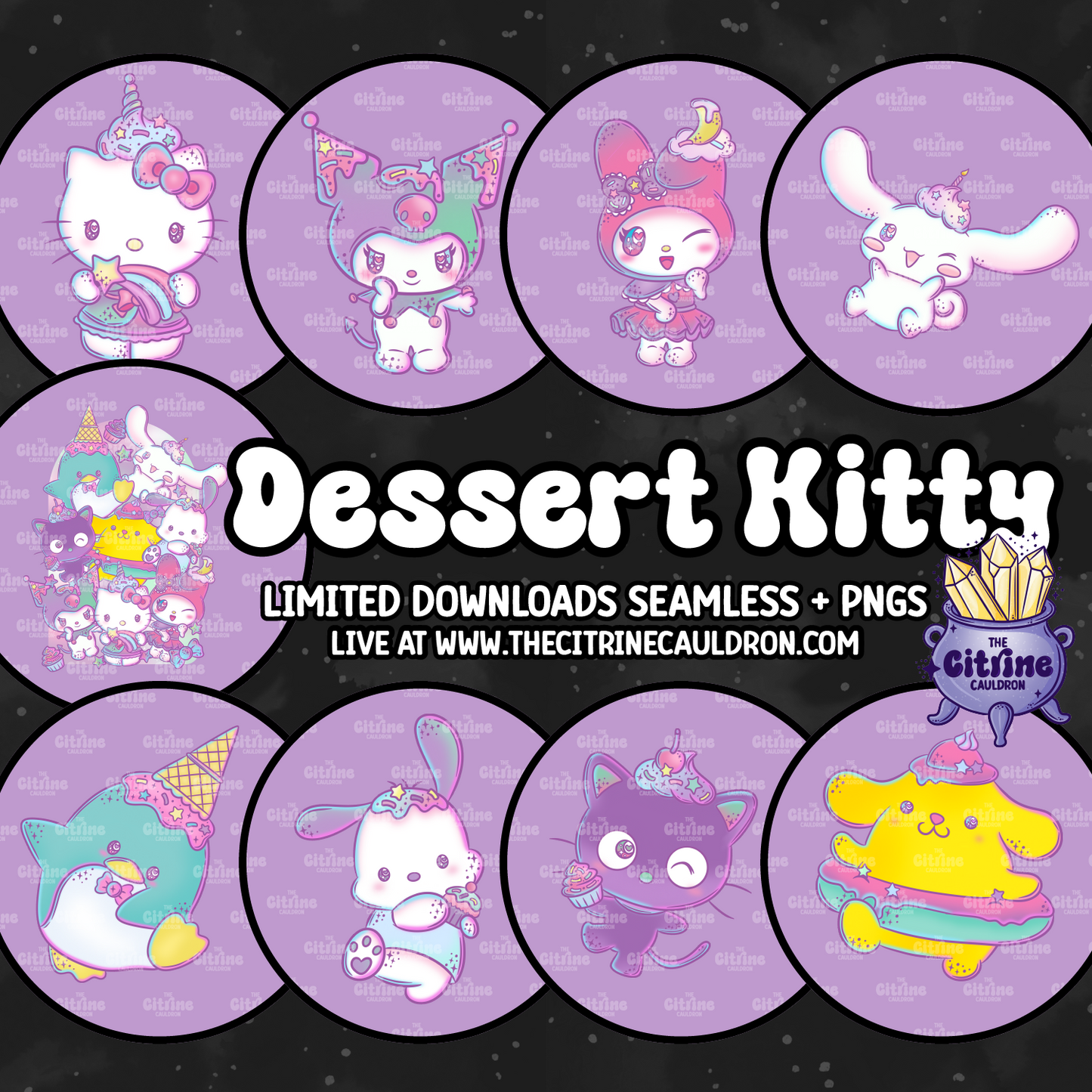 Dessert Kitty - Sublimation PNG