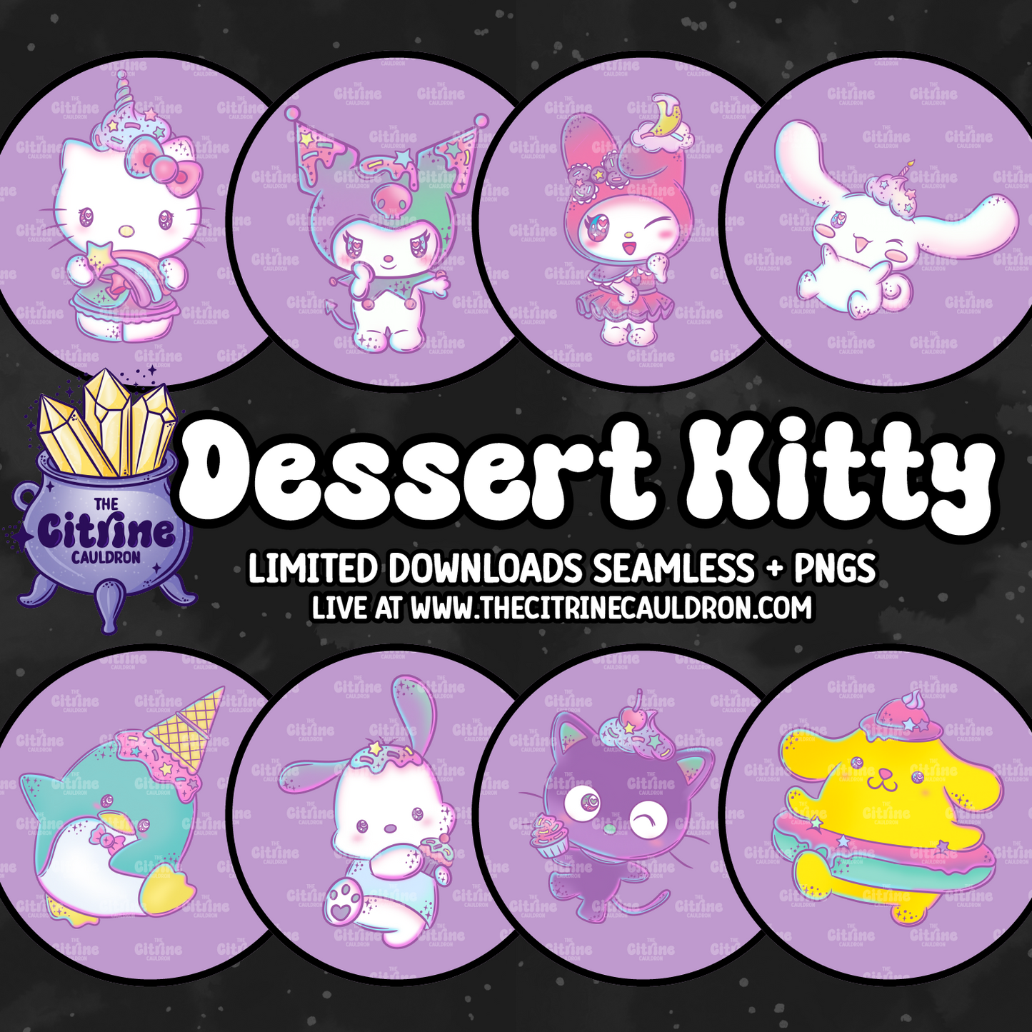 Dessert Kitty - Sublimation PNG