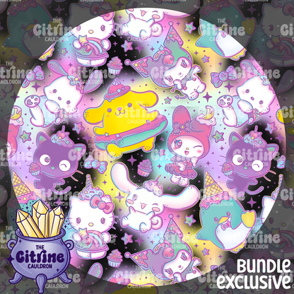 Dessert Kitty Collection - Seamless & PNG Bundle