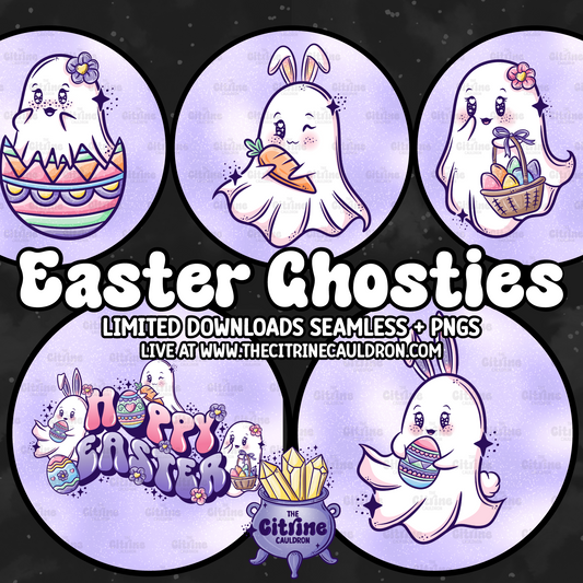 Easter Ghosties - Sublimation PNG