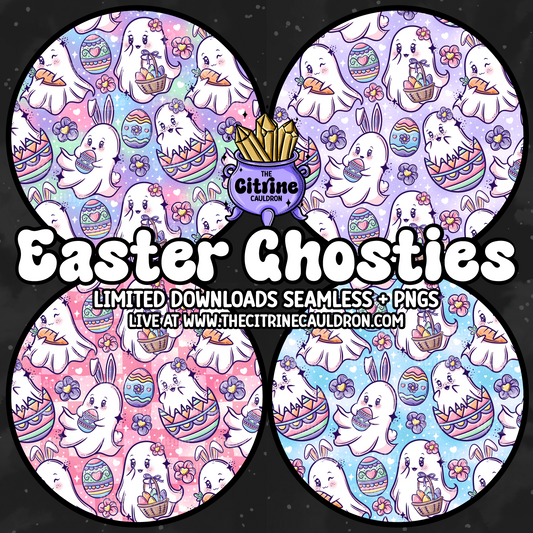 Easter Ghosties - Seamless
