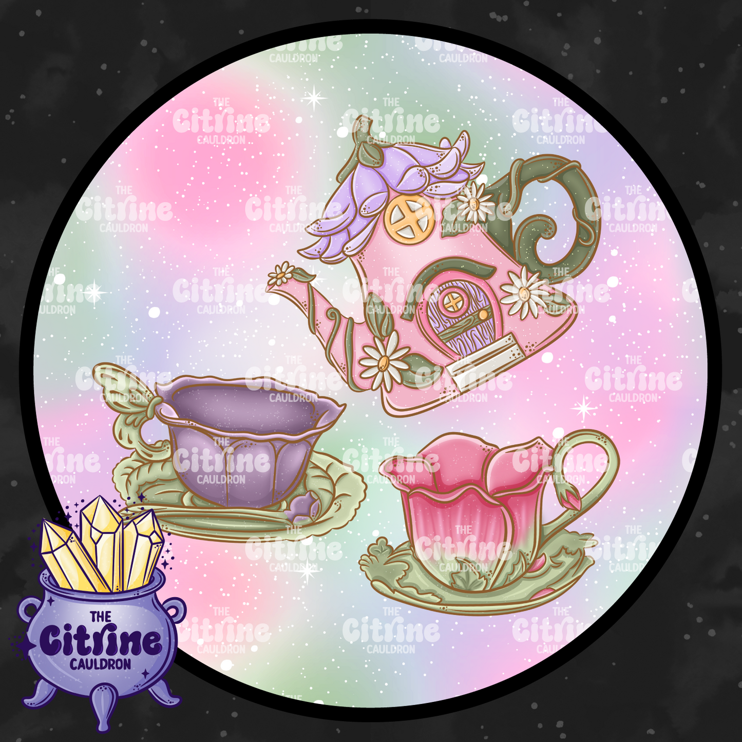 Fairy Tea Party - Sublimation PNG