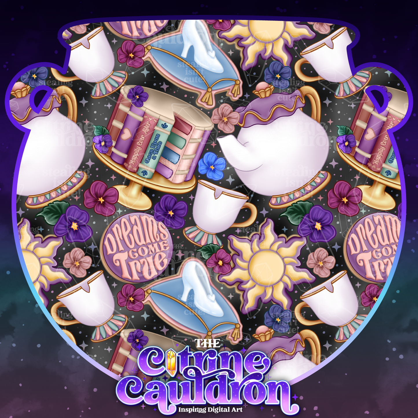 Fairytale Tea Party - Seamless
