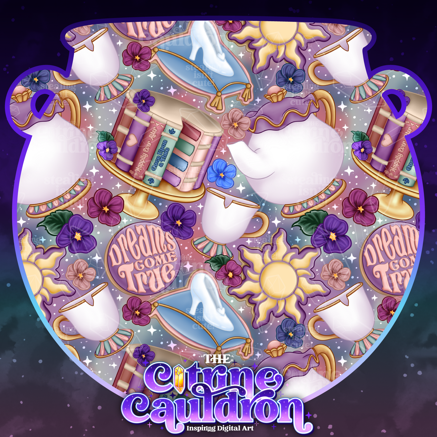 Fairytale Tea Party - Seamless
