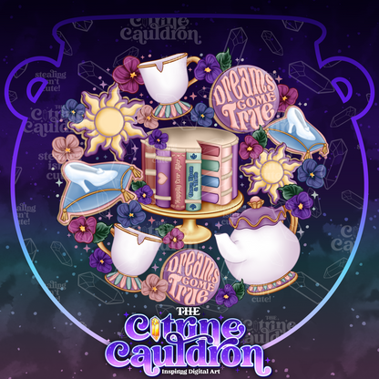 Fairytale Tea Party - Sublimation PNG