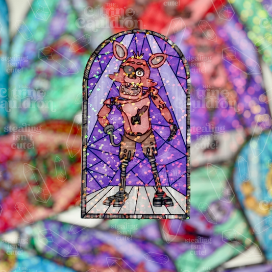 Night Glass Fox - Sticker