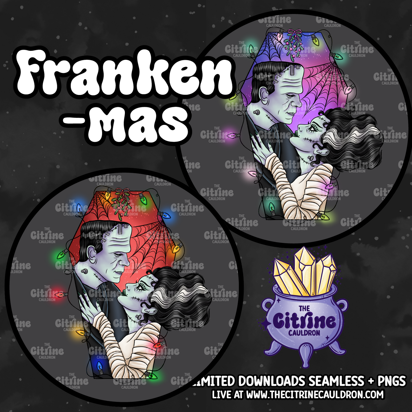 Frankenmas - Sublimation PNG