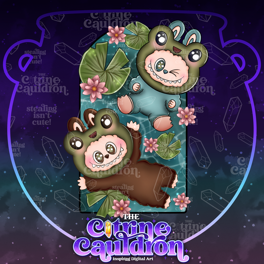 Frogbubu - Sublimation PNG