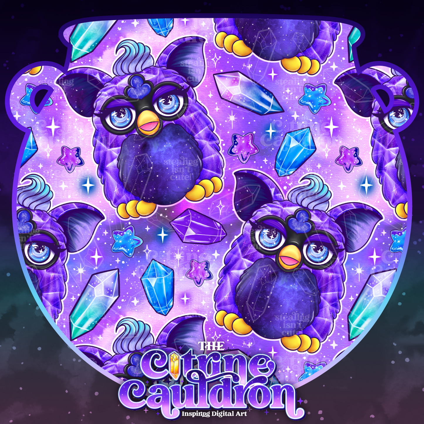 Crystal Furb Galaxy - Seamless
