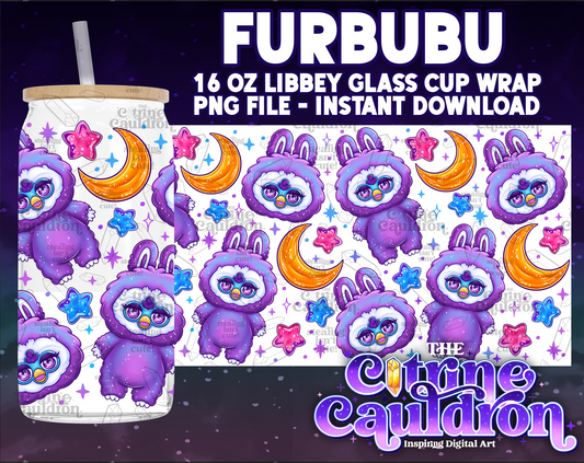 Furbubu - PNG Wrap for Libbey 16oz Glass Can