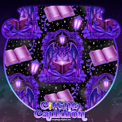 Gargoyle's Grimoire - Seamless