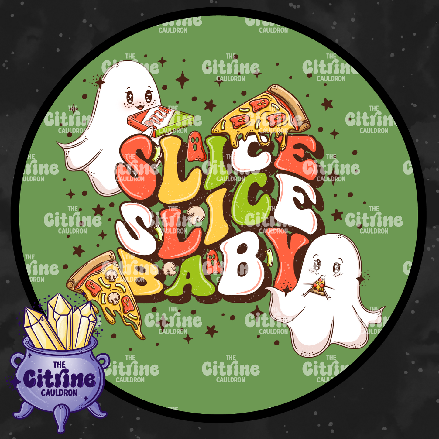 Ghostie Pizza Party - Sublimation PNG