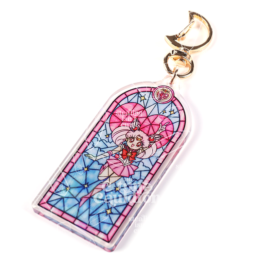 Sailor Glass Chibi - Holographic Acrylic Keychain