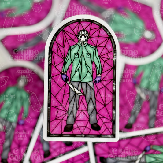 Horror Glass Jay - Sticker