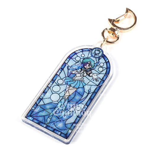 Sailor Glass Mercury - Holographic Acrylic Keychain