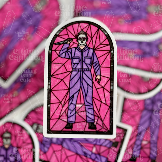 Horror Glass Mikey - Sticker