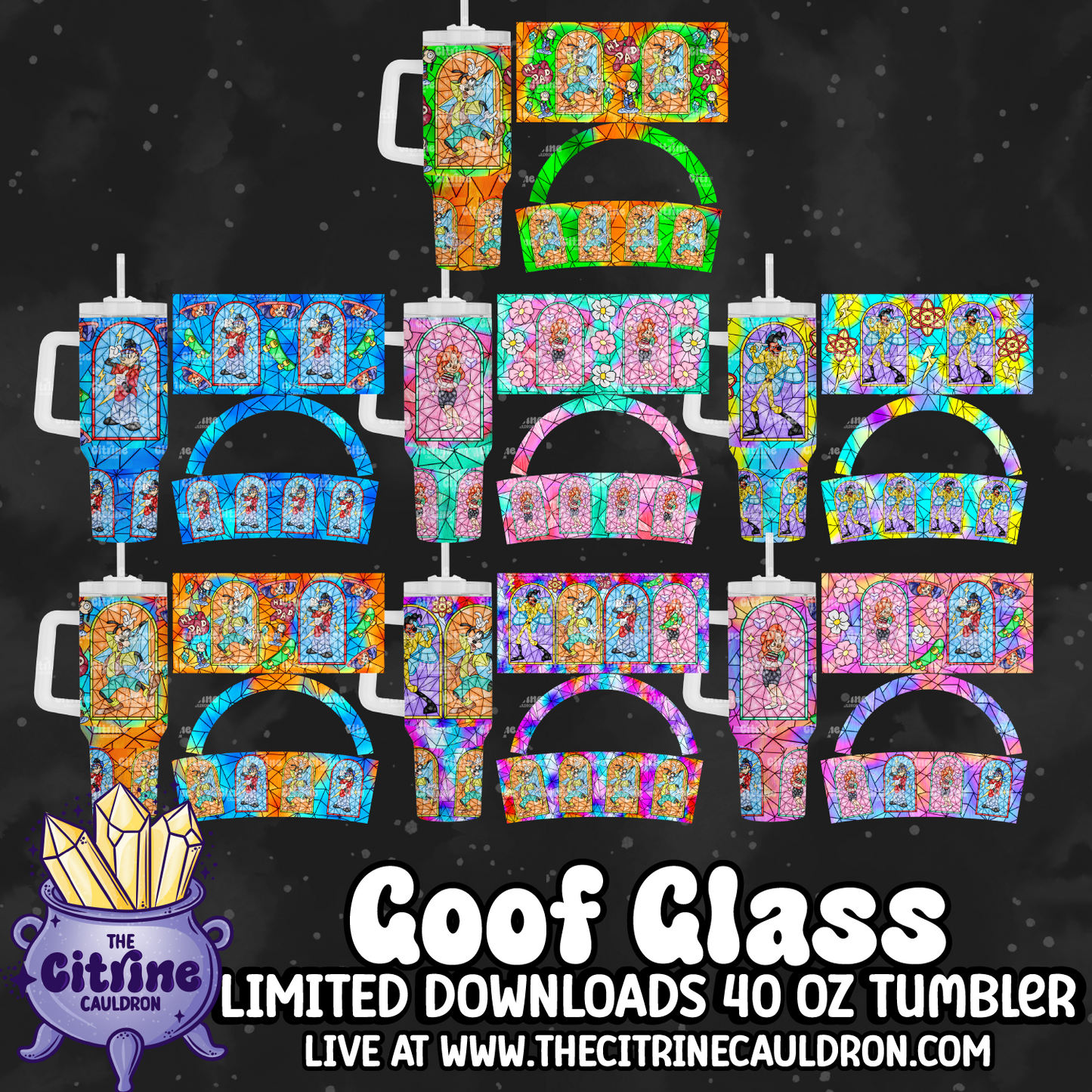 Goof Glass - PNG Wrap for Sublimation 40oz Tumbler