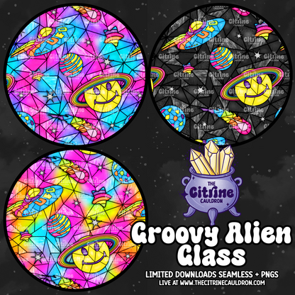 Groovy Alien Glass - Coordinate