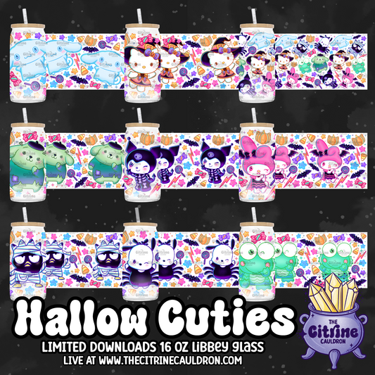 Hallow Cuties - PNG Wrap for Libbey 16oz Glass Can