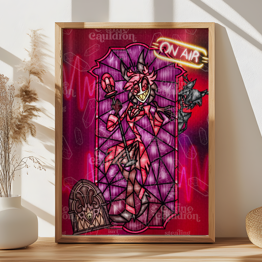 Has Been Glass Radio Demon - Print
