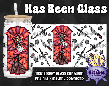 Has Been Glass - PNG Wrap for Libbey 16oz Glass Can
