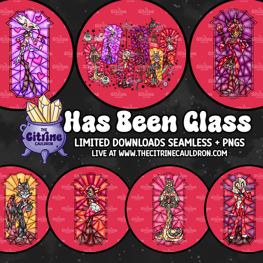 Has Been Glass - Sublimation PNG