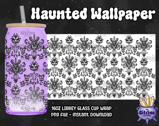 Mansion Wallpaper - PNG Wrap for Libbey 16oz Glass Can