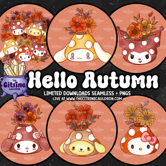 Hello Autumn - Sublimation PNG