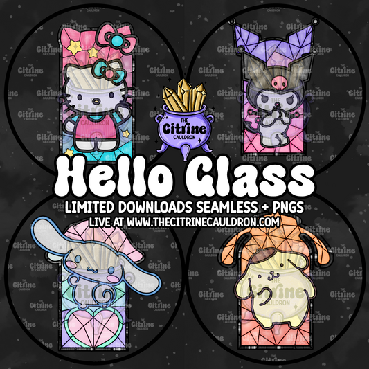 Hello Glass - Sublimation PNG