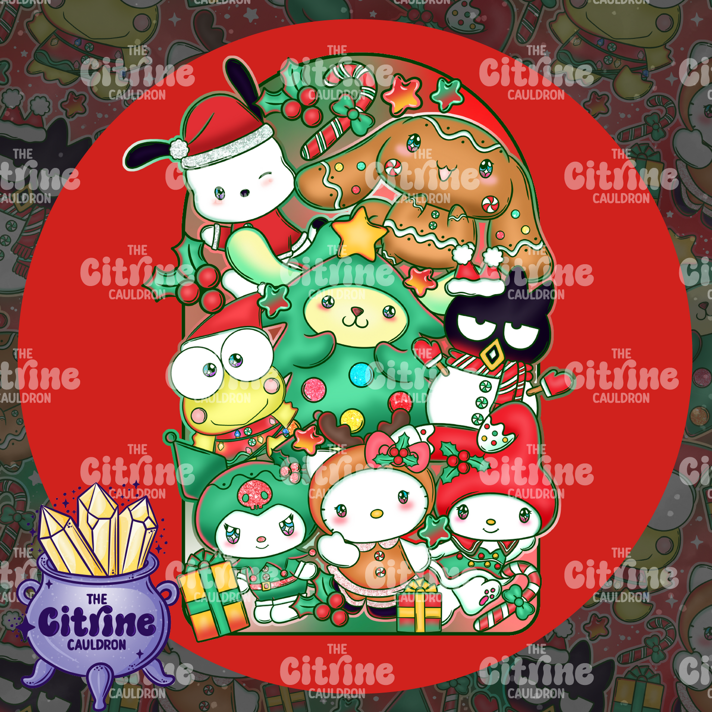 Hello Xmas - Sublimation PNG