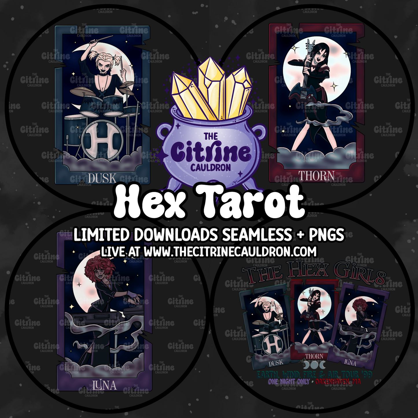 Hex Tarot - Sublimation PNG