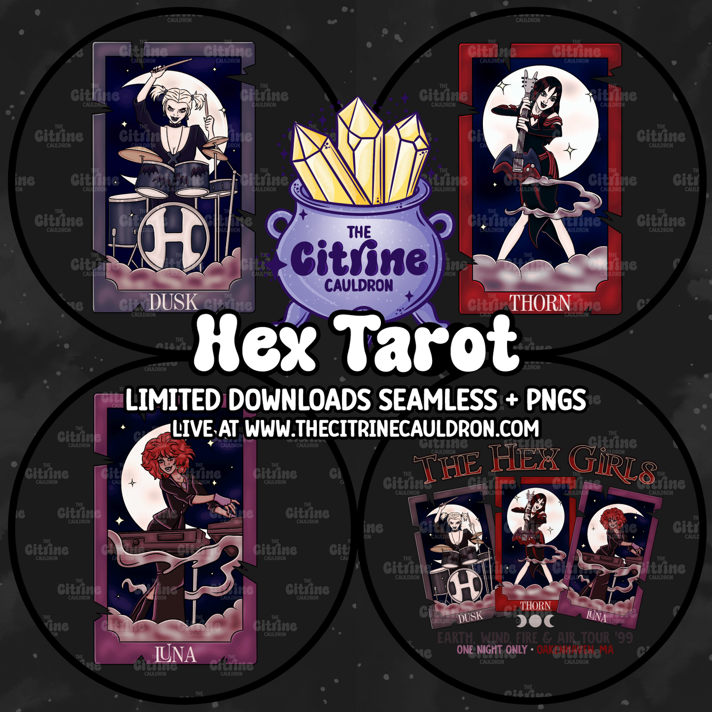Hex Tarot - Sublimation PNG