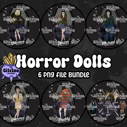 Horror Dolls Dark - Sublimation PNG