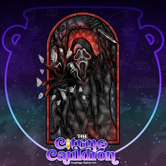 Horror Glass 2.0 Ghost - Sublimation PNG