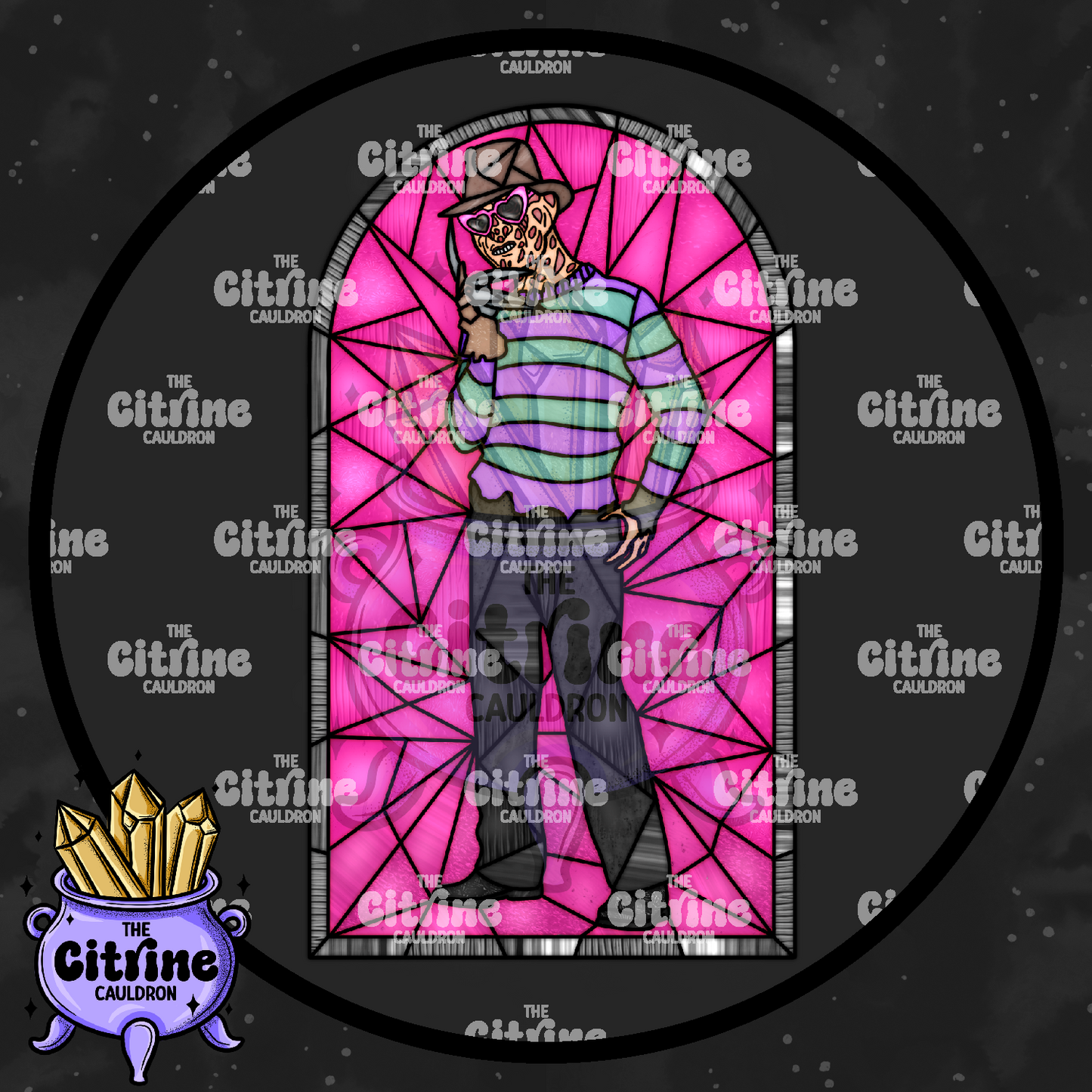 Horror Glass Pink - Sublimation PNG