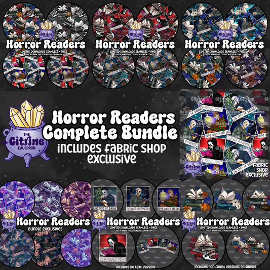 Horror Readers FABRIC SHOP - Seamless & PNG Bundle