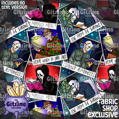 Horror Readers FABRIC SHOP - Seamless & PNG Bundle