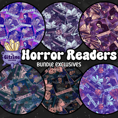 Horror Readers FABRIC SHOP - Seamless & PNG Bundle