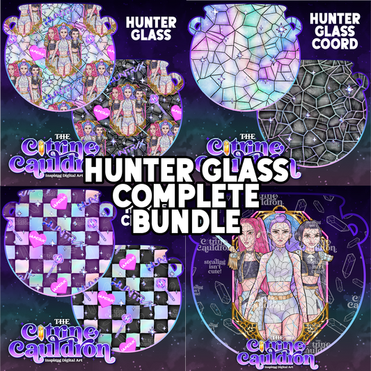 Hunter Glass Complete Collection - Seamless & PNG Bundle