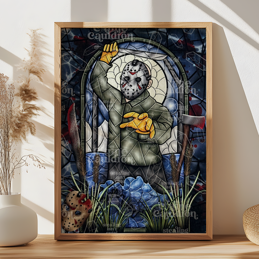 Horror Glass 2.0 Jason - Print