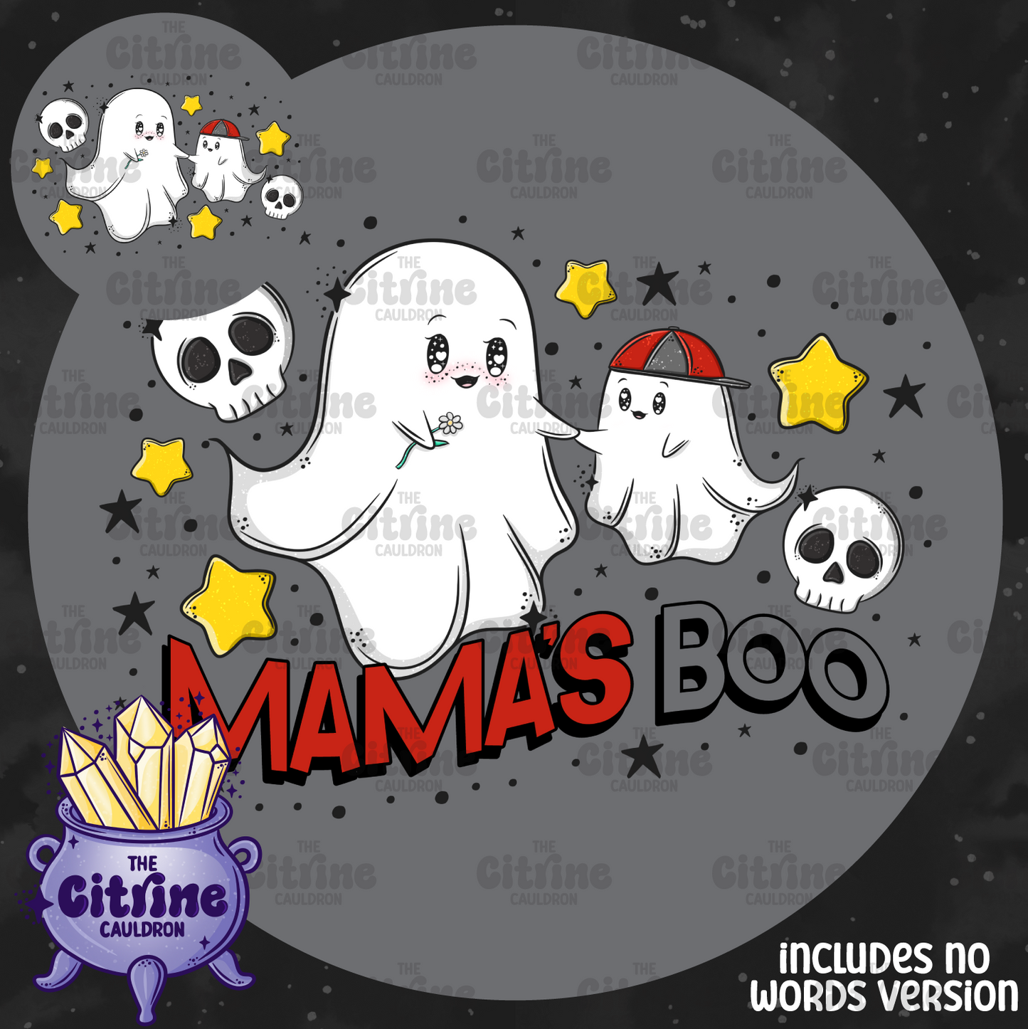 Mama's Ghosties - Sublimation PNG