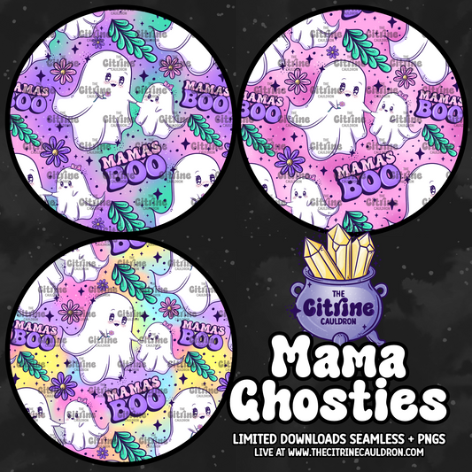 Mama's Ghosties Girl - Seamless