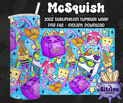McSquish - PNG Wrap for Sublimation 20oz Tumbler