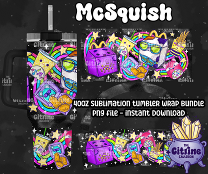 McSquish - PNG Wrap for Sublimation 40oz Tumbler