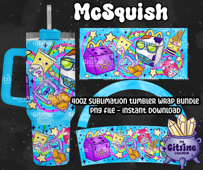 McSquish - PNG Wrap for Sublimation 40oz Tumbler