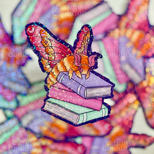 Moth Library - Sticker