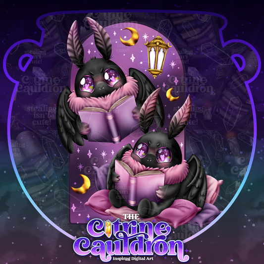 Mothman's Book Club - Sublimation PNG