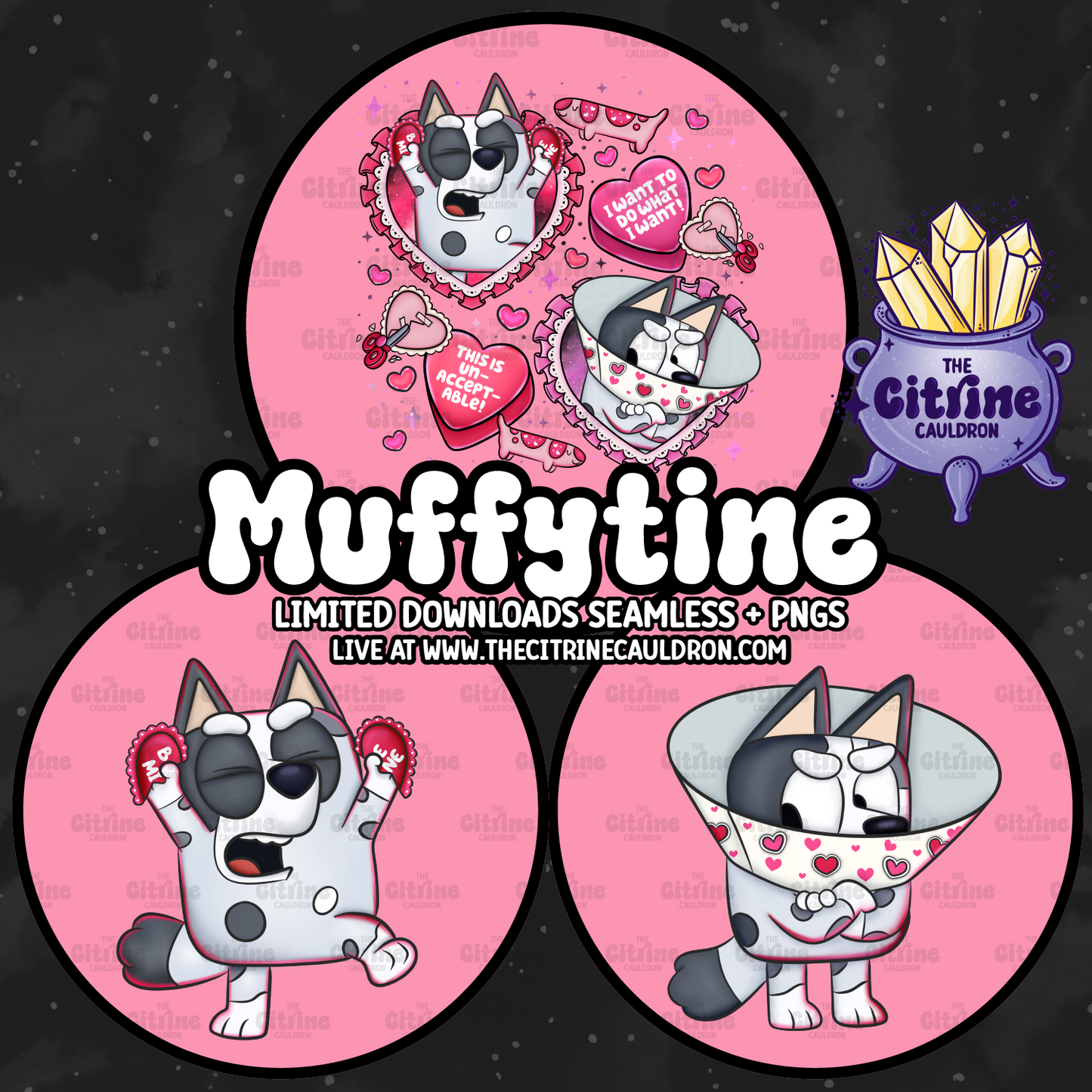 Muffytine Collection - SMALL SHOP Seamless, Coordinates & PNG Bundle