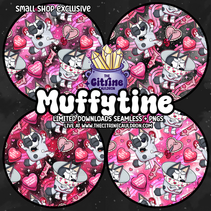 Muffytine Collection - SMALL SHOP Seamless, Coordinates & PNG Bundle