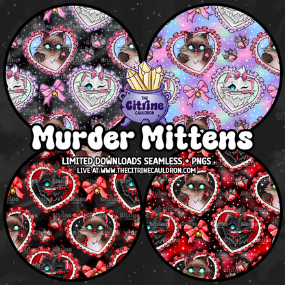 Murder Mittens - Seamless